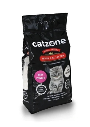 Picture of CATZONE Baby powder scent clumping cat litter
